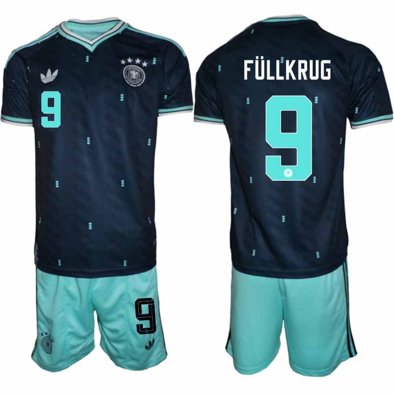 Tyskland Bortatröja VM 2026 Herr – Niclas Füllkrug #9 Fotbollsset