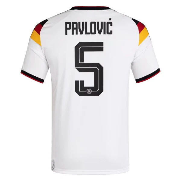 Tyskland Hemma VM 2026 Herr – Aleksandar Pavlović #5 matchtröja