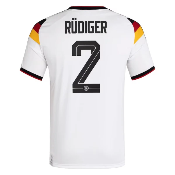 Tyskland Hemma VM 2026 Herr – Antonio Rüdiger #2 matchtröja