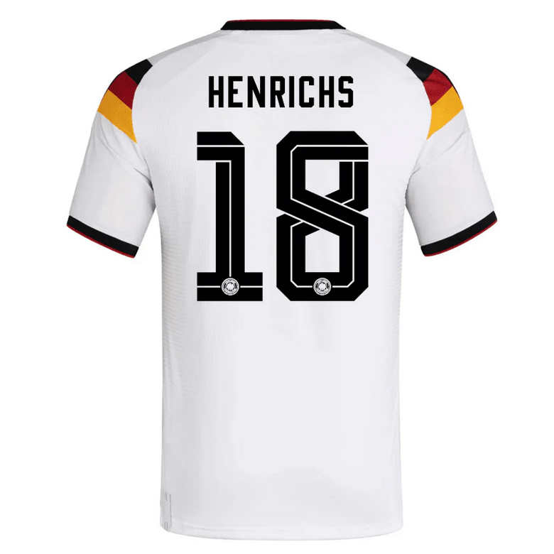 Tyskland Hemma VM 2026 Herr – Benjamin Henrichs #18 matchtröja