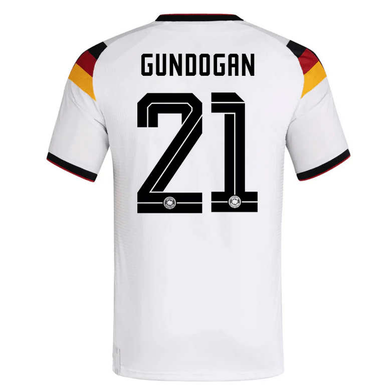 Tyskland Hemma VM 2026 Herr – Ilkay Gündogan #21 matchtröja