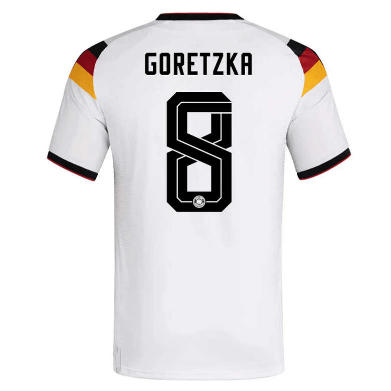 Tyskland Hemma VM 2026 Herr – Leon Goretzka #8 matchtröja