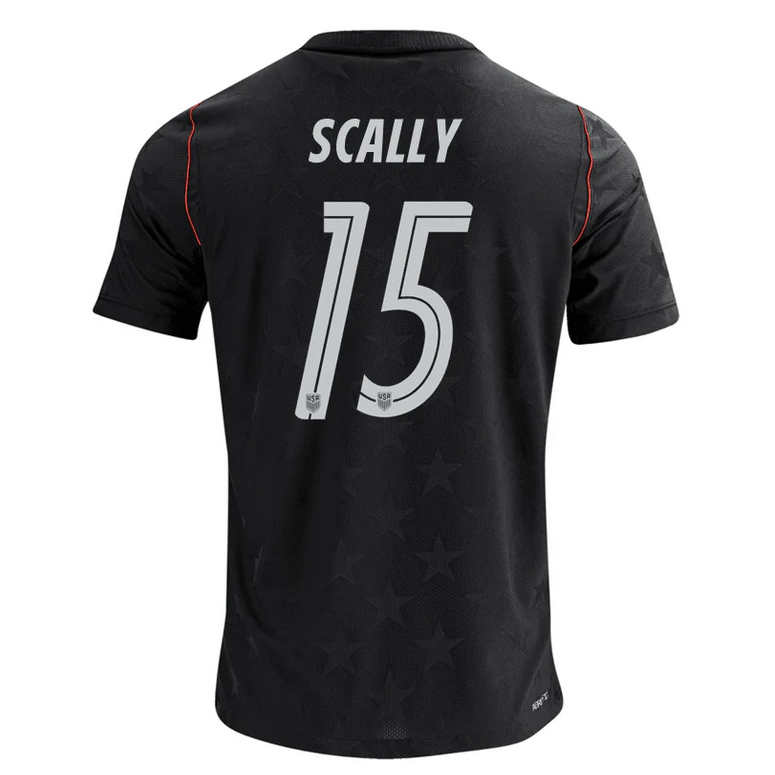 USA Borta VM 2026 Herr – Joe Scally #15 matchtröja