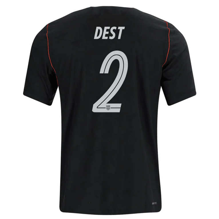 USA Borta VM 2026 Herr – Sergiño Dest #2 matchtröja