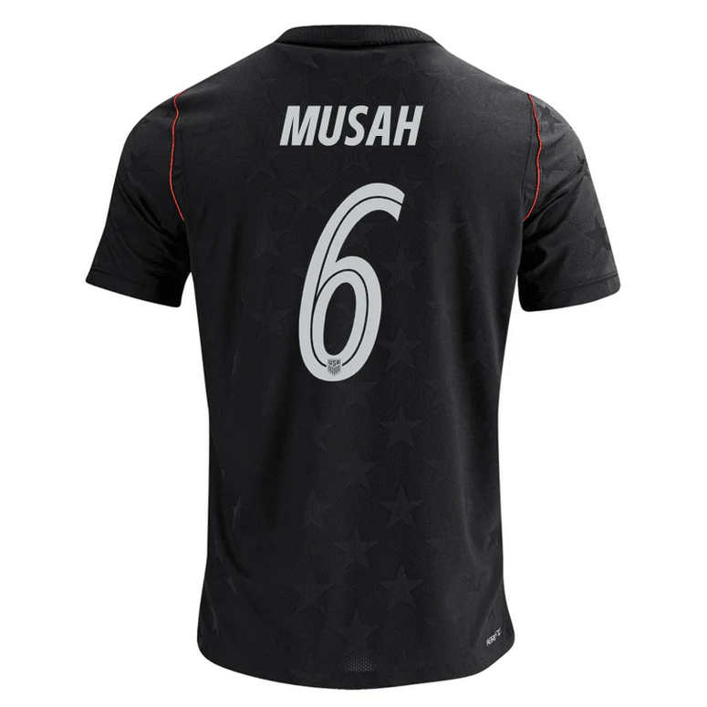 USA Borta VM 2026 Herr – Yunus Musah #6 matchtröja