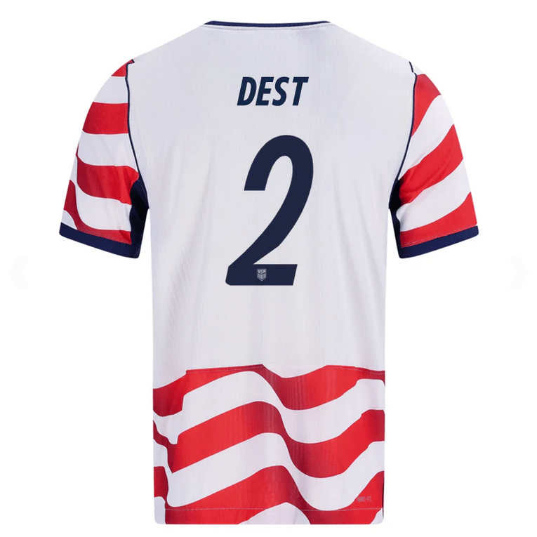 USA Hemma VM 2026 Herr – Sergiño Dest #2 matchtröja