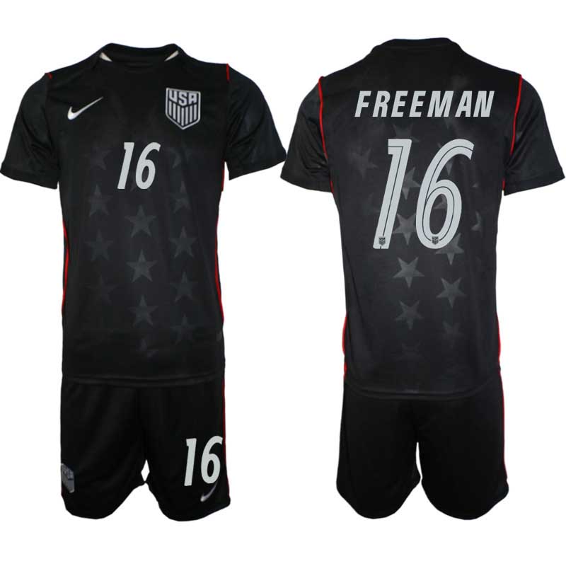 USA Landslagströja VM 2026 Borta Alex Freeman #16 Herr Fotbollströja Kit