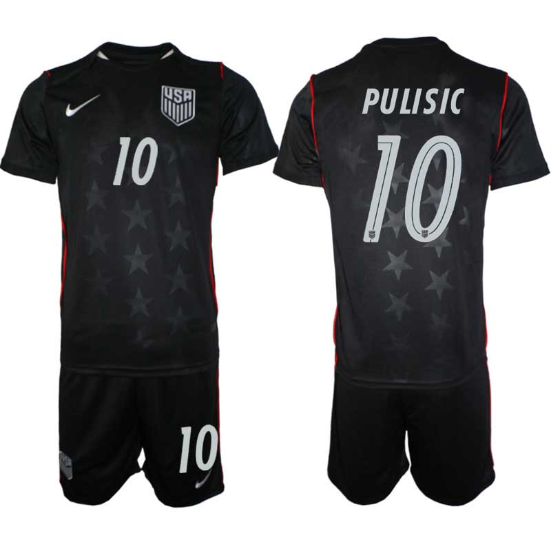 USA Landslagströja VM 2026 Borta Christian Pulisic #10 Herr Fotbollströja Kit