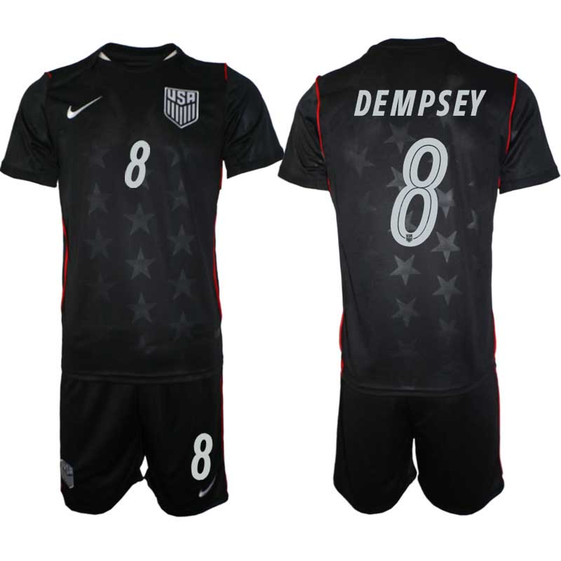USA Landslagströja VM 2026 Borta Clint Dempsey #8 Herr Fotbollströja Kit