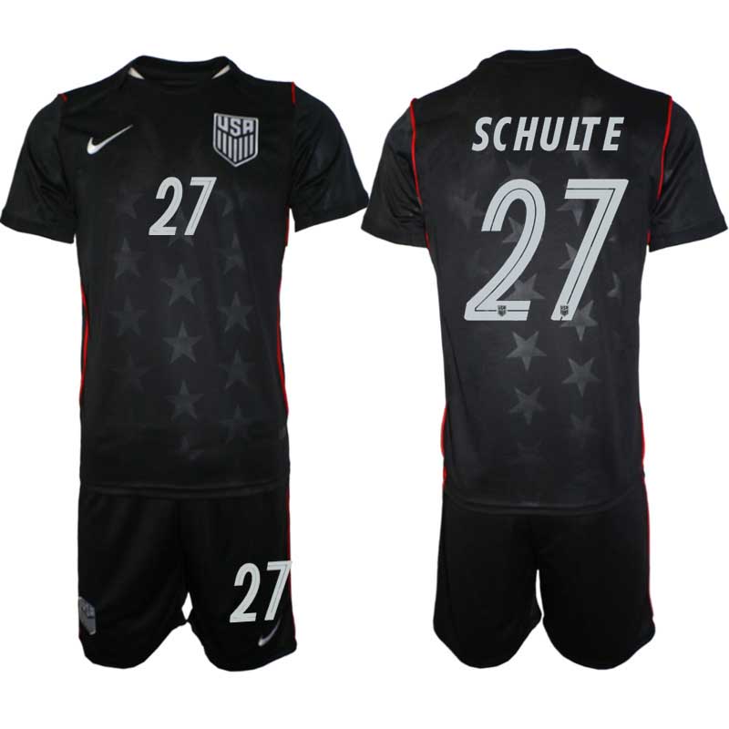 USA Landslagströja VM 2026 Borta Patrick Schulte #27 Herr Fotbollströja Kit