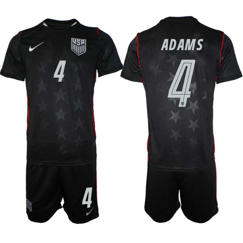 USA Landslagströja VM 2026 Borta Tyler Adams #4 Herr Fotbollströja Kit