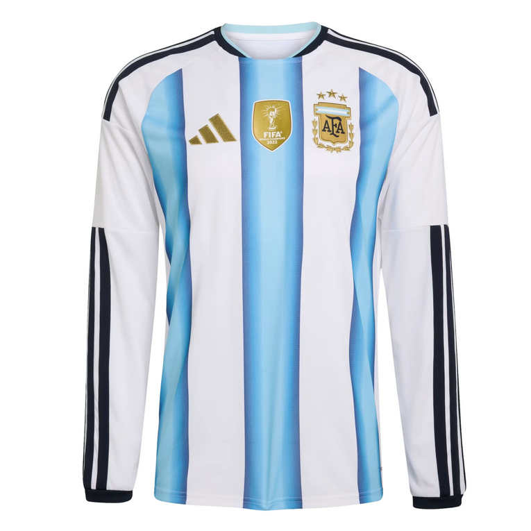 Argentina Hemma VM 2026 Herr Långärmad Fotbollströjor