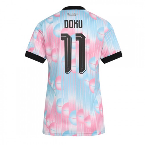 Belgien VM 2026 Borta Jérémy Doku 11 Dam Fotbollströjor