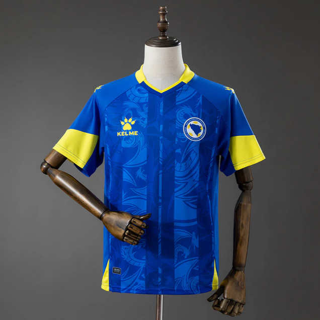 Bosnien och Hercegovina Fotbollströja 2023-2026 Hemmatröja Herr Kortärmad