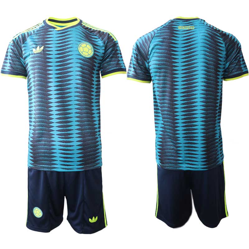 Colombia VM 2026 Borta Herr Set (Tröja + Shorts)
