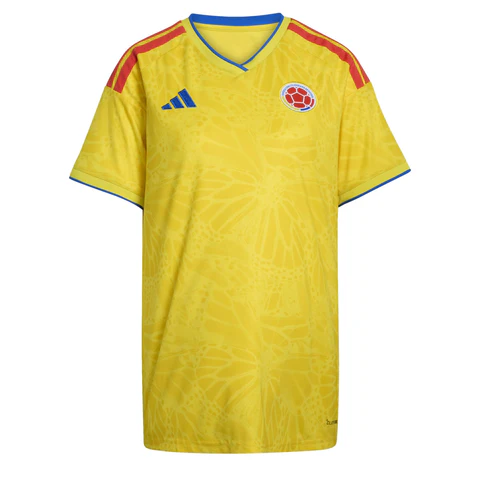 Colombia VM 2026 Hemma Dam Kortärmad Fotbollströjor