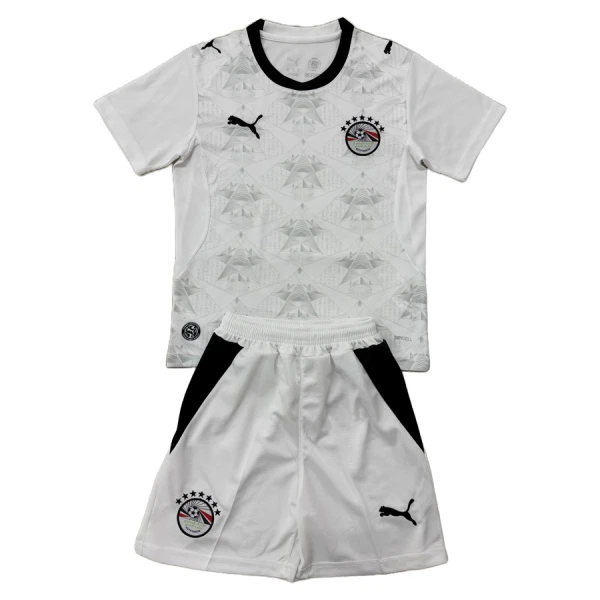 Egypten Bortatröja VM 2026 Barn Fotbollströja Kit
