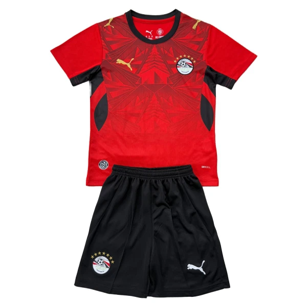 Egypten Hemmatröja VM 2026 Barn Fotbollströja Kit