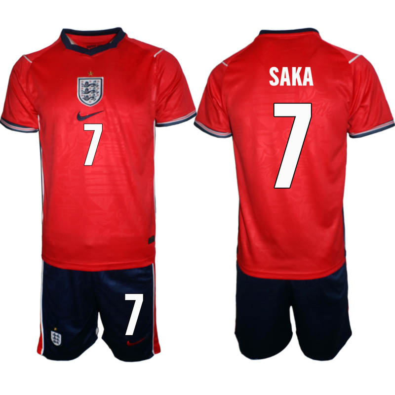 England Fotbollströja VM 2026 Borta Bukayo Saka 7 Herr Fotbollsset