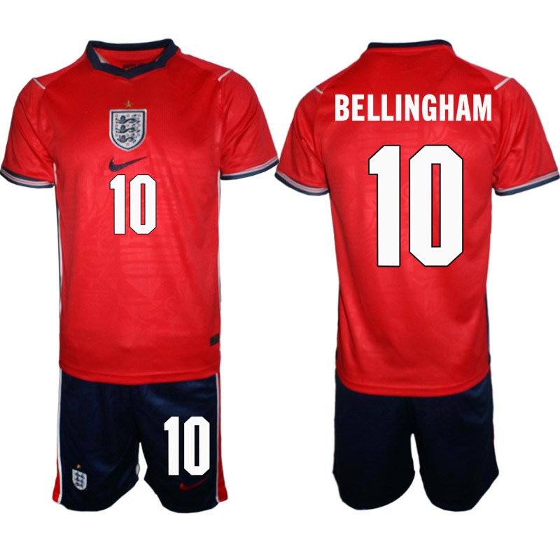 England Fotbollströja VM 2026 Borta Jude Bellingham 10 Herr Fotbollsset