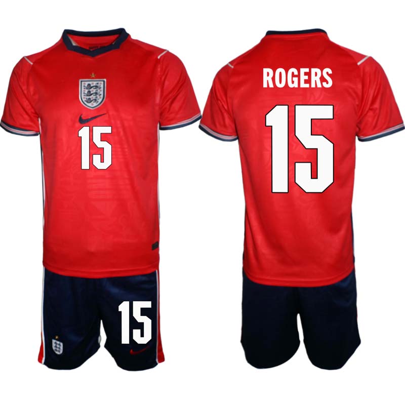 England Fotbollströja VM 2026 Borta Morgan Rogers 15 Herr Fotbollsset