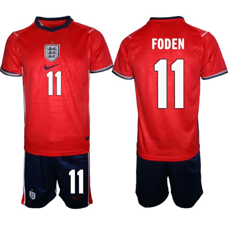 England Fotbollströja VM 2026 Borta Phil Foden 11 Herr Fotbollsset