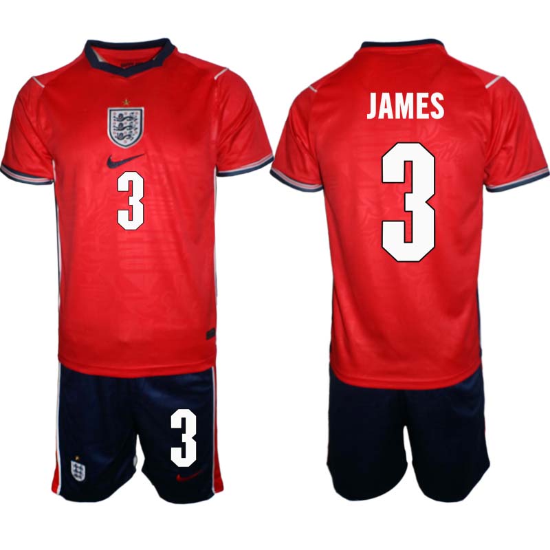 England Fotbollströja VM 2026 Borta Reece James 3 Herr Fotbollsset