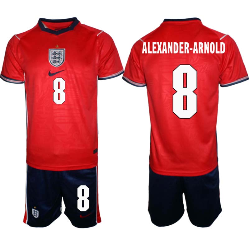 England Fotbollströja VM 2026 Borta Trent Alexander-Arnold 8 Herr Fotbollsset