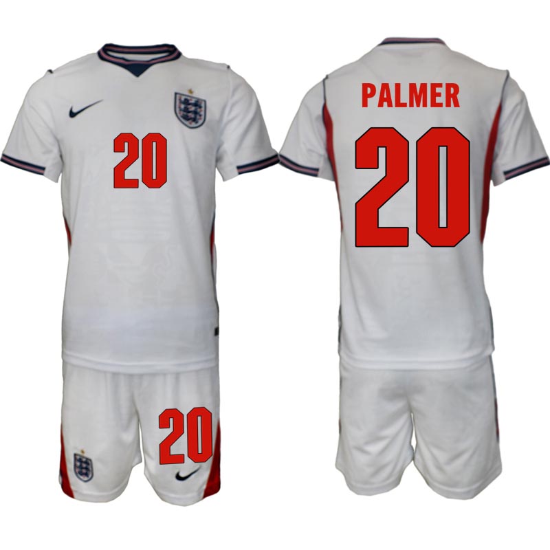 England tröja VM 2026 Hemma Cole Palmer 20 Herr Fotbollsställ