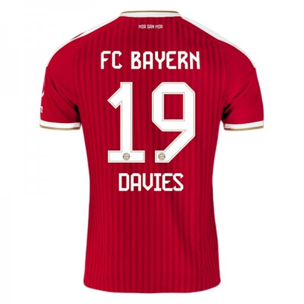 FC Bayern München Fotbollströja 2026/27 Hemma Alphonso Davies 19 Herr