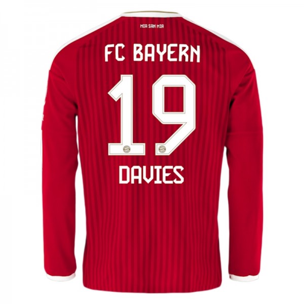 FC Bayern München Fotbollströja 2026/27 Alphonso Davies 19 Hemma Herr Långärmad