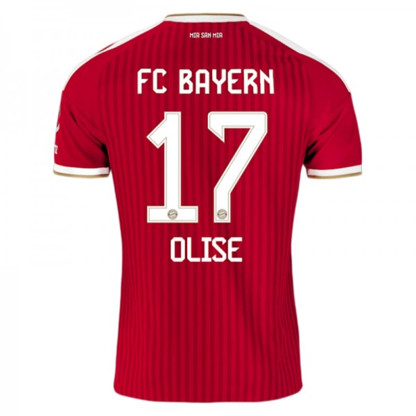 FC Bayern München Fotbollströja 2026/27 Hemma Michael Olise 17 Herr