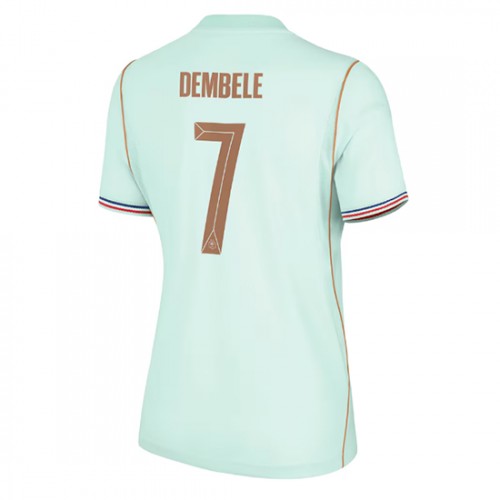 Frankrike Borta VM 2026 Ousmane Dembélé 7 Dam Fotbollströjor