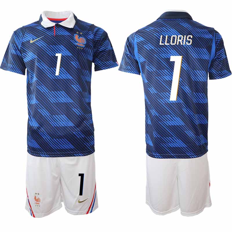 Frankrike Hemma VM 2026 Herr Hugo Lloris 1 Tröja och Shorts