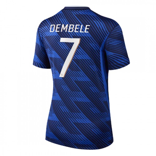 Frankrike Hemma VM 2026 Ousmane Dembélé 7 Dam Fotbollströjor