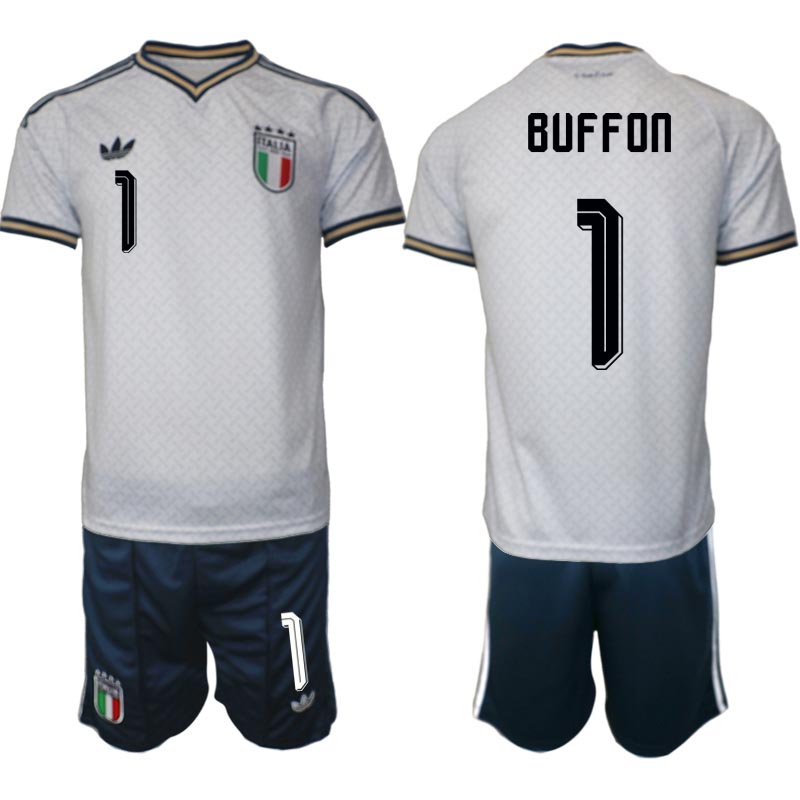Italien Fotbollströja VM 2026 Borta Herr Gianluigi Buffon 1 Fotbollsställ