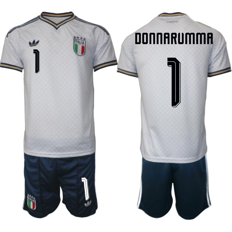 Italien Fotbollströja VM 2026 Borta Herr Gianluigi Donnarumma 1 Fotbollsställ