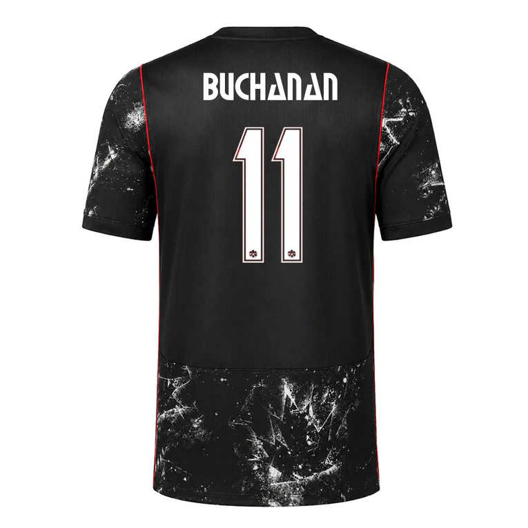 Fotbollströja Kanada VM 2026 Bortatröja Tajon Buchanan 11 Herr