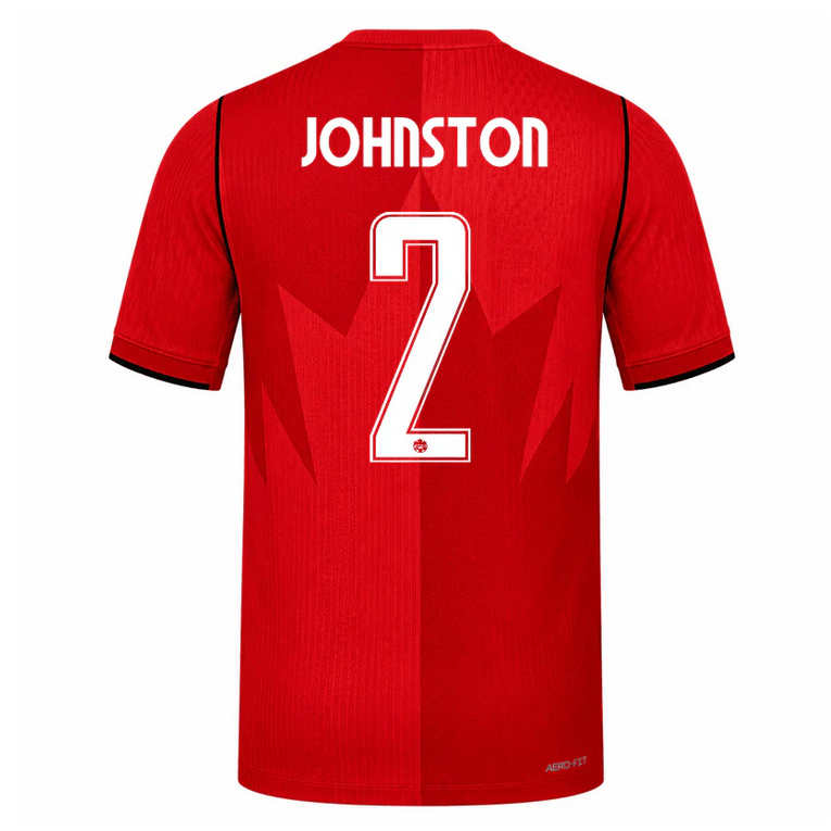 Fotbollströja Kanada VM 2026 Alistair Johnston 2 Hemmatröja Herr