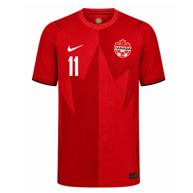 Fotbollströja Kanada VM 2026 Tajon Buchanan 11 Hemmatröja Herr