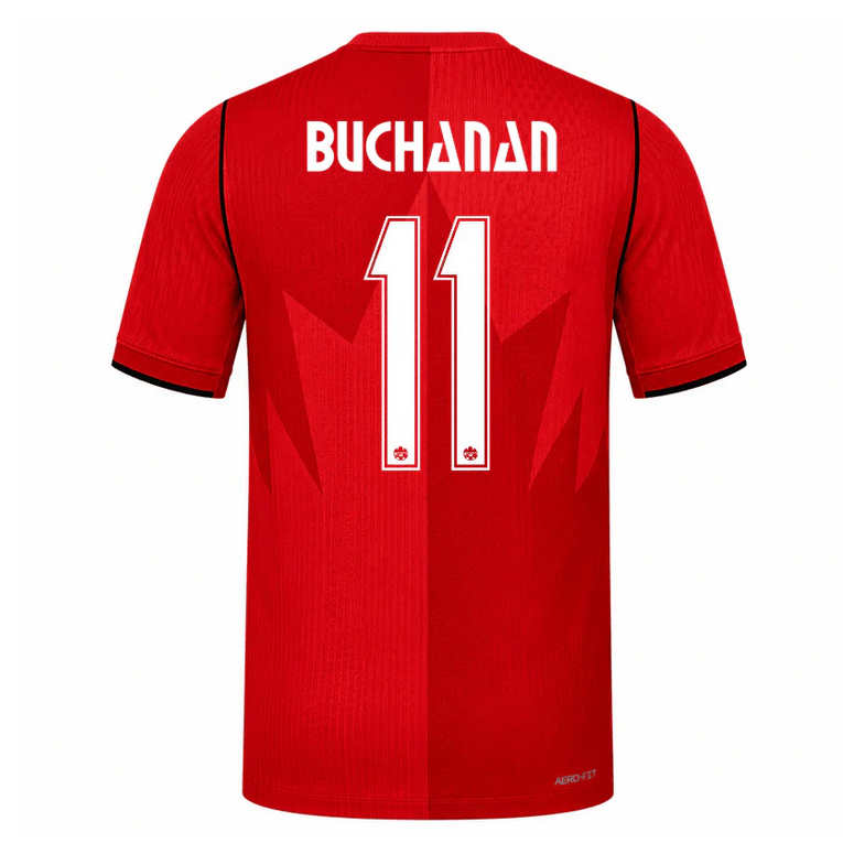 Fotbollströja Kanada VM 2026 Tajon Buchanan 11 Hemmatröja Herr