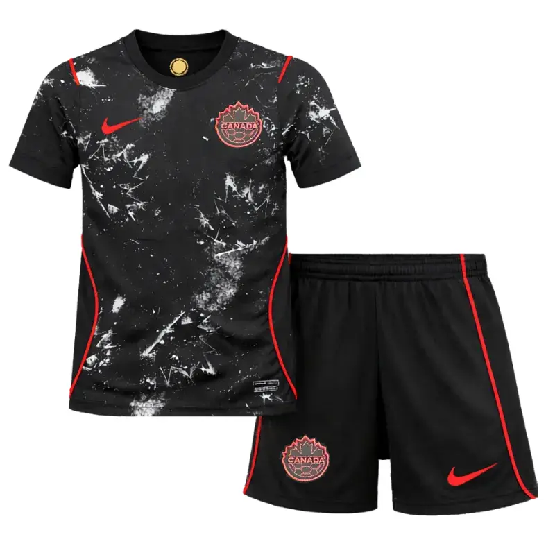 Kanada VM 2026 Bortaställ Barn Fotbollskit (Tröja + Shorts)