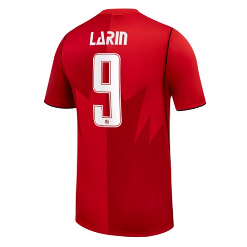 Kanada VM 2026 Hemma Cyle Larin 9 Herr Fotbollströjor