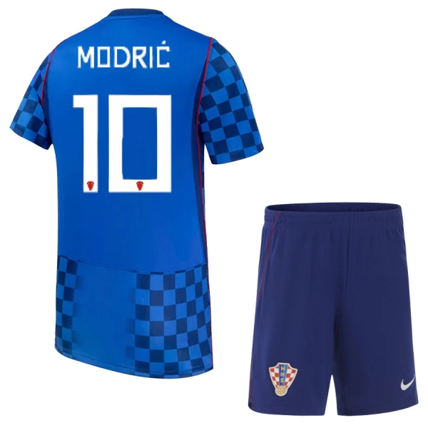 Kroatien Bortatröja VM 2026 Luka Modrić 10 Barn Fotbollsställ