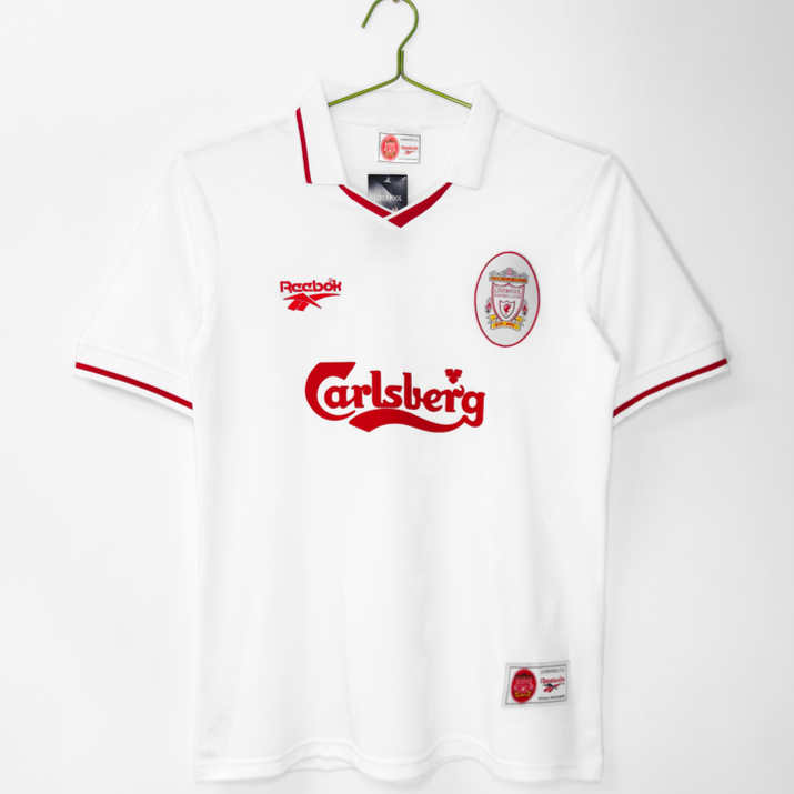 Liverpool 1996/97 Bortatröja Retro Herr matchtröja
