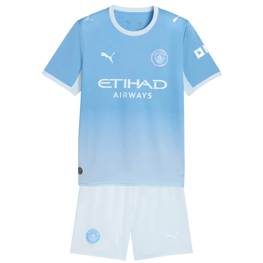 Manchester City Fotbollströja 2026/27 Hemma Barn Fotbollsställ