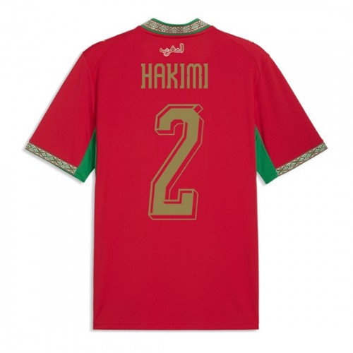 Marocko VM 2026 Achraf Hakimi #2 Hemma Herr Kortärmad Fotbollströjor