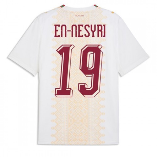 Marocko VM 2026 Youssef En-Nesyri #19 Borta Herr Kortärmad Fotbollströjor