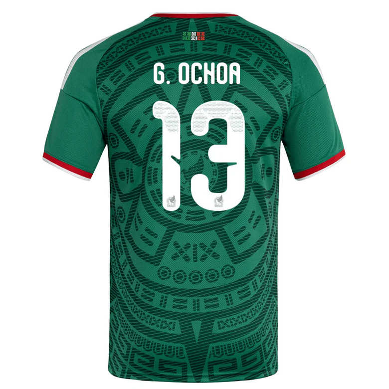 Mexiko Fotbollströja VM 2026 Guillermo Ochoa 13 Herr Hemmatröja