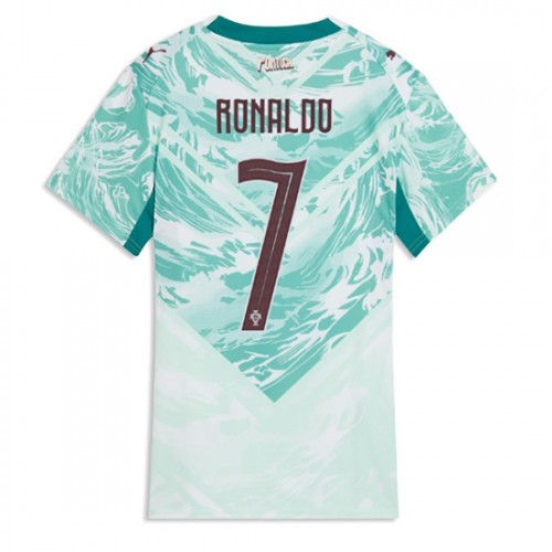 Portugal Borta VM 2026 Cristiano Ronaldo 7 Dam Fotbollströjor